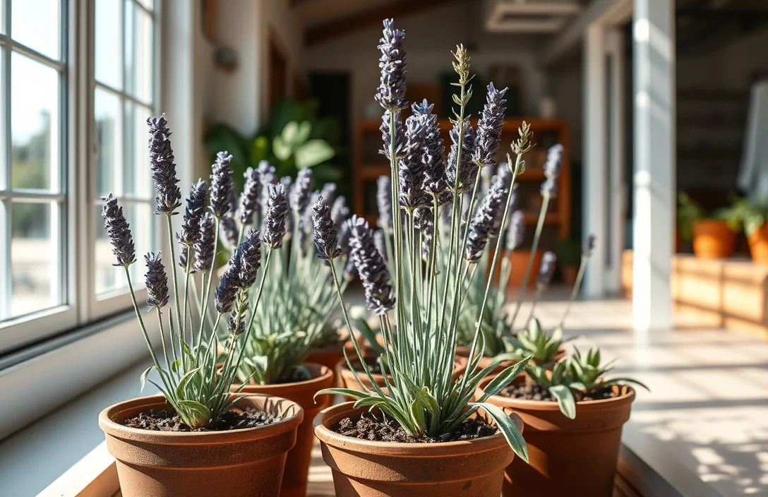 What Setup Works - growing lavender indoors in pots