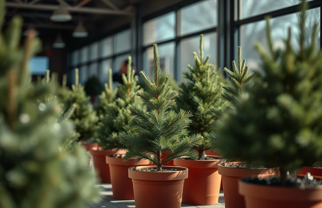 What to Buy - live christmas trees in pots
