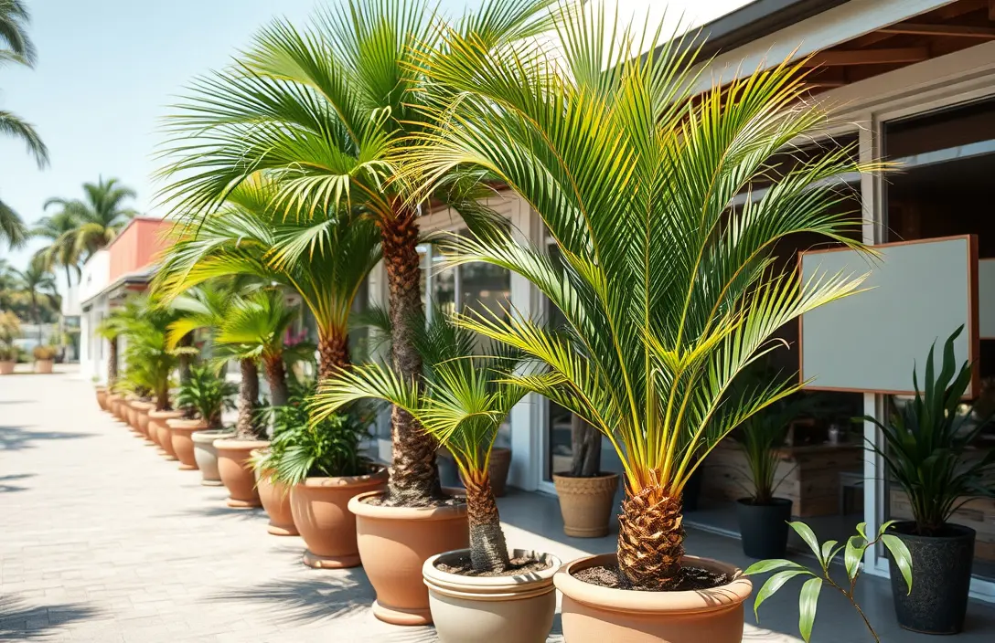 What to Know About Palm Trees in Pots Outdoors - palm trees in pots outdoors