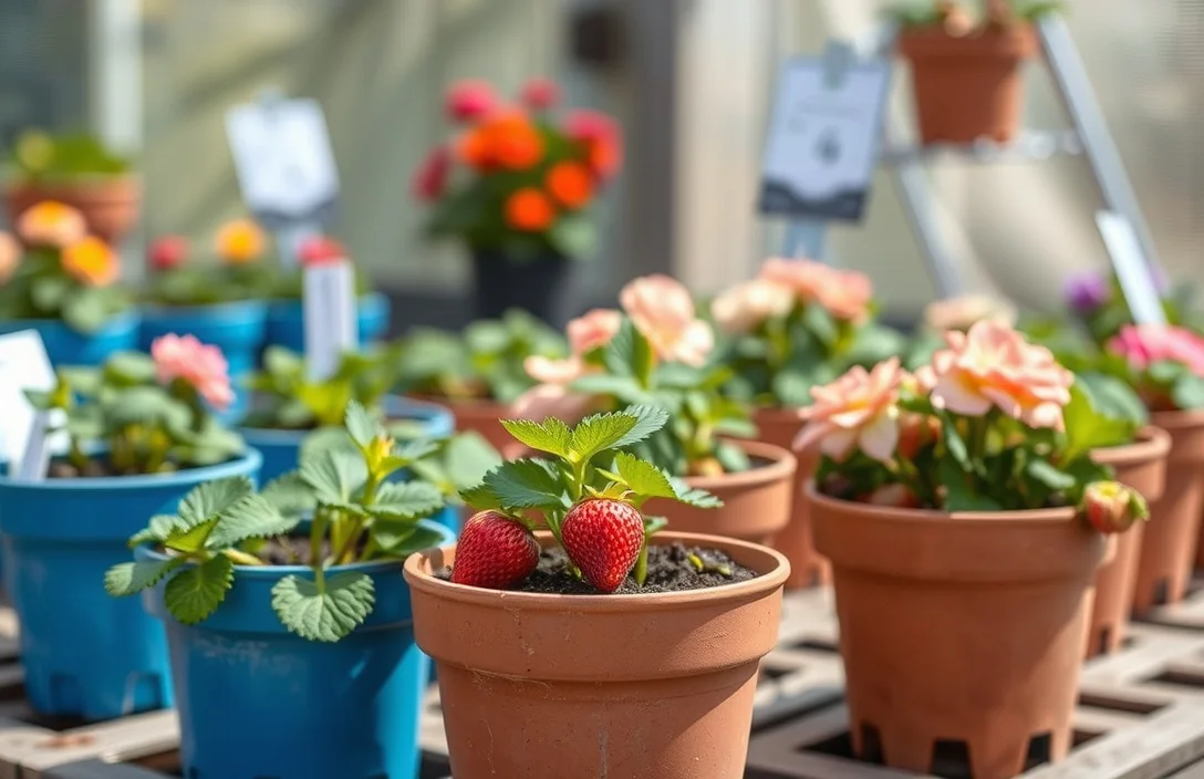 What to Know Before You Plant Flowers in Strawberry Pots - flowers to plant in strawberry pots