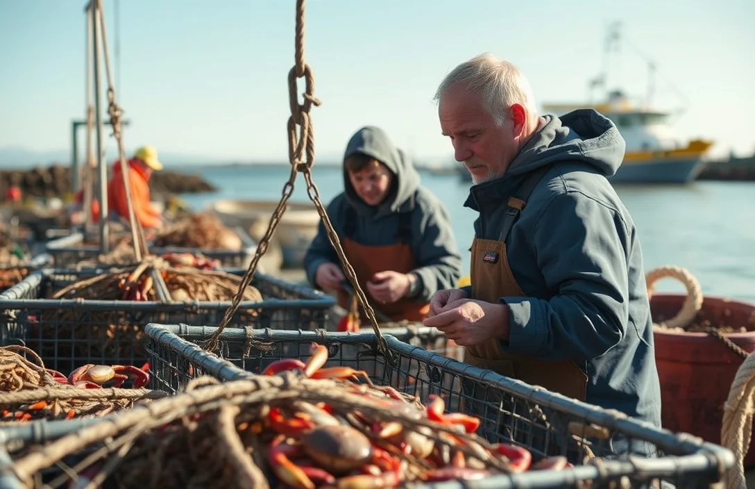 What works in practice - how to set crab pots?