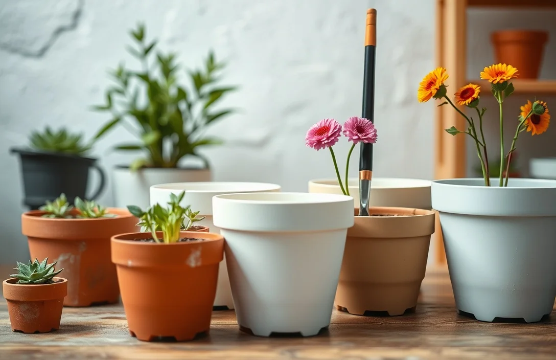 What works in practice - how to paint plastic flower pots?
