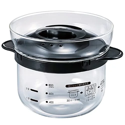 glass microwave rice cooker