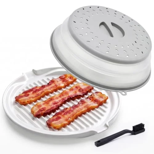 best ceramic microwave bacon cooker with lid